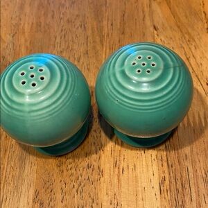 Fiesta Ware Ceramic Salt and Pepper Shakers